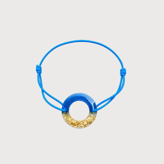 Aura fin - or bleu